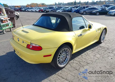 2001 BMW Z3 3.0I из США, поврежденный, VIN WBACN534X1LJ56537